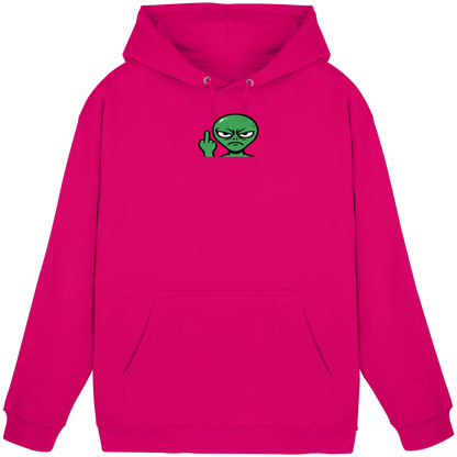Alien mit Mittelfinger – Erdleben ist kein Ponyhof - Basic Unisex Hoodie