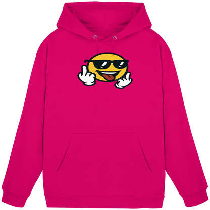 Smiley mit Mittelfinger – Der freundlichste Mittelfinger der Welt - Basic Unisex Hoodie