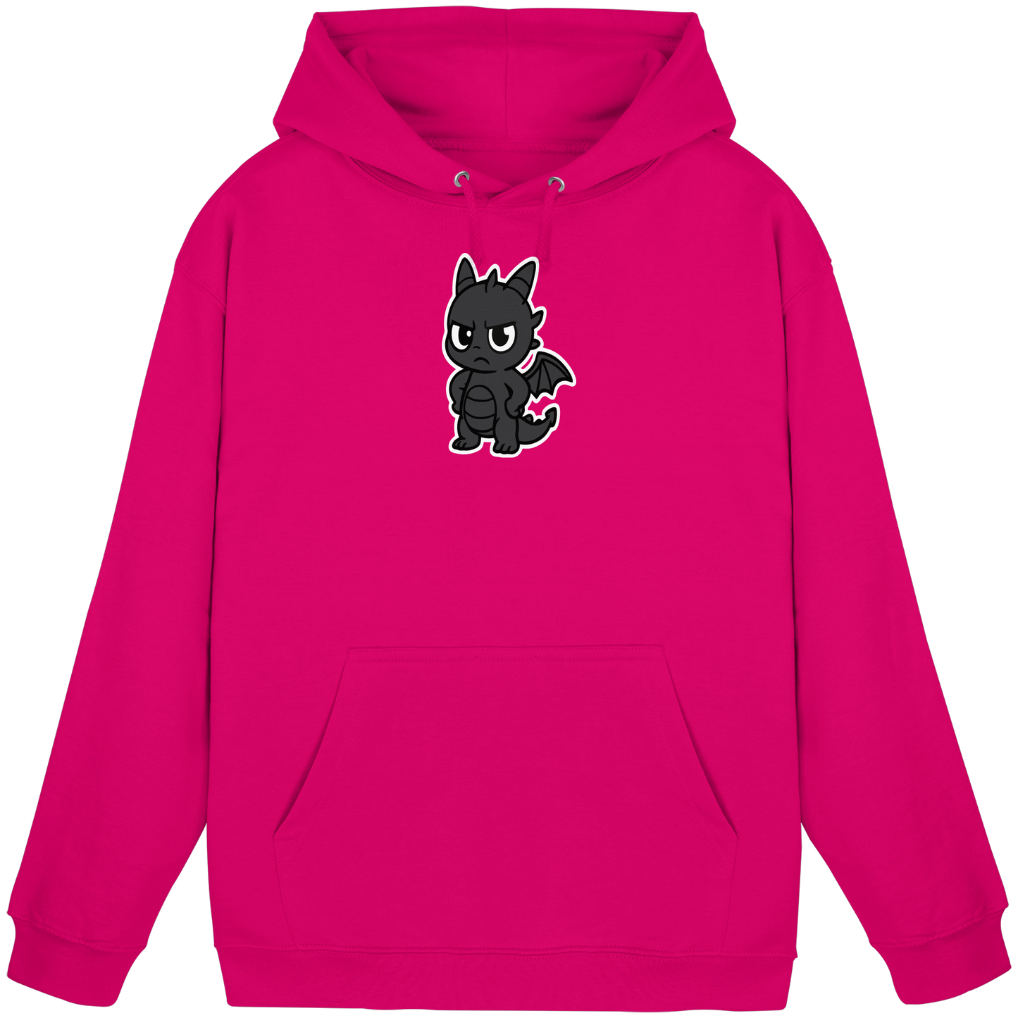 Babydrache mit schiefem Blick – Mini, aber meinungsstark - Basic Unisex Hoodie