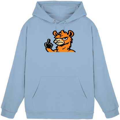 Lama mit Mittelfinger – Meditation auf Abwehrmodus - Basic Unisex Hoodie