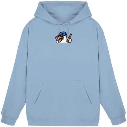 Möwe mit Mittelfinger – Dein nachtaktives Party-Orakel - Basic Unisex Hoodie