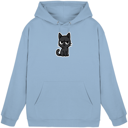 Schwarze Katze im Schatten – Personal wird beobachtet - Basic Unisex Hoodie