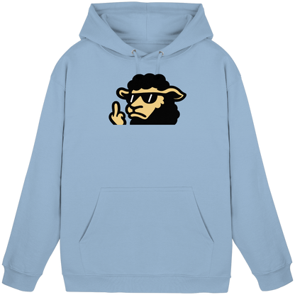 Schwarzes Schaf mit Mittelfinger – Lieber auffallen als mitlaufen - Basic Unisex Hoodie