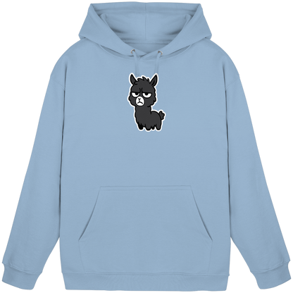 Alpaka mit Augenrollen & hochgezogener Lippe – Bitte nicht heute, Mensch - Basic Unisex Hoodie