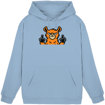 Lama mit Mittelfinger – Das Modeaccessoire für klare Kante und Ruhe - Basic Unisex Hoodie
