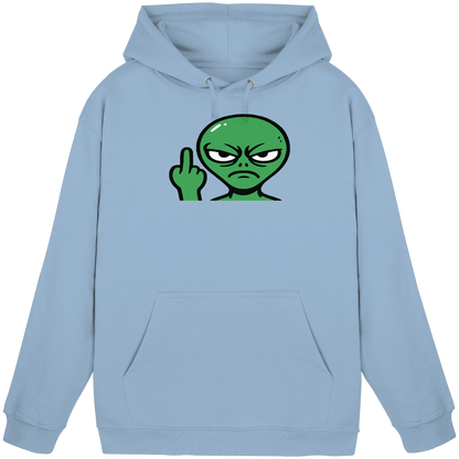Alien mit Mittelfinger – Erdleben ist kein Ponyhof - Basic Unisex Hoodie