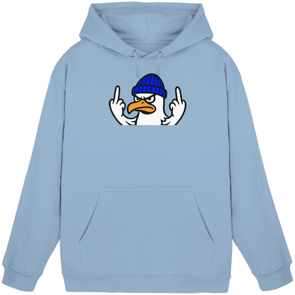 Möwe mit Mittelfinger – Vogel zeigen, Stil behalten  - Basic Unisex Hoodie