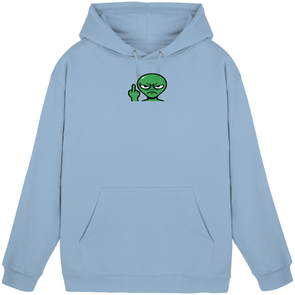 Alien mit Mittelfinger – Erdleben ist kein Ponyhof - Basic Unisex Hoodie
