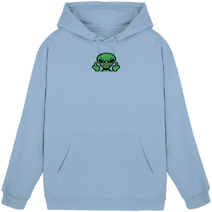 Alien mit Mittelfinger – Kontakt abgebrochen - Basic Unisex Hoodie