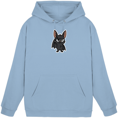 Fledermaus mit hochgezogener Braue – Nachtleben mit Meinung - Basic Unisex Hoodie