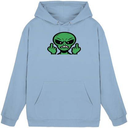 Alien mit Mittelfinger – Kontakt abgebrochen - Basic Unisex Hoodie