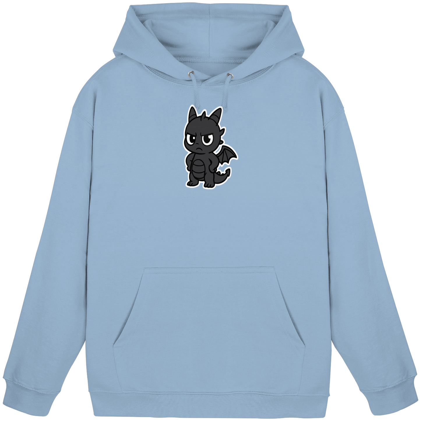 Babydrache mit schiefem Blick – Mini, aber meinungsstark - Basic Unisex Hoodie