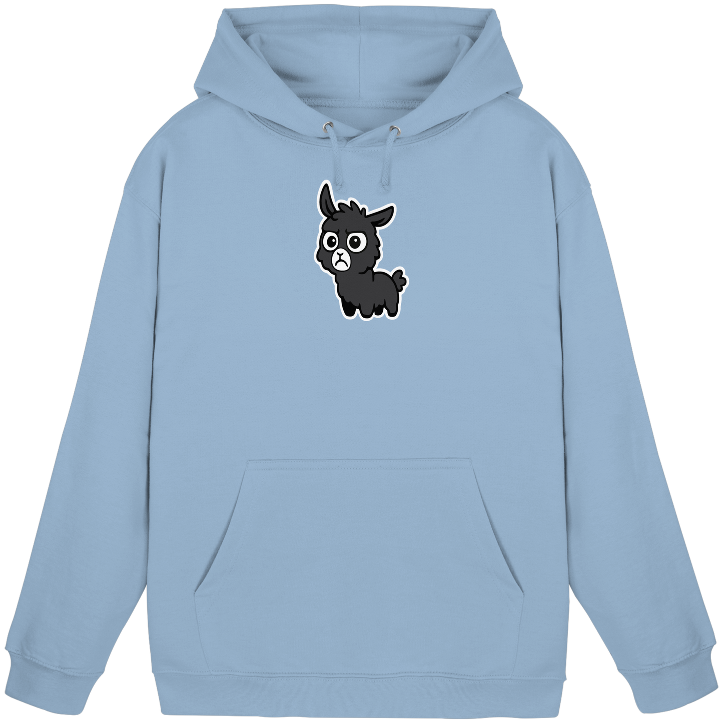 Alpaka im Büro-Modus — Skepsis trifft Business-Casual - Basic Unisex Hoodie