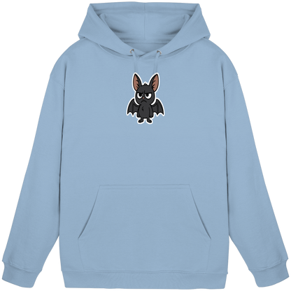 Fledermaus mit Augenrollen – Sozial, aber selektiv - Basic Unisex Hoodie