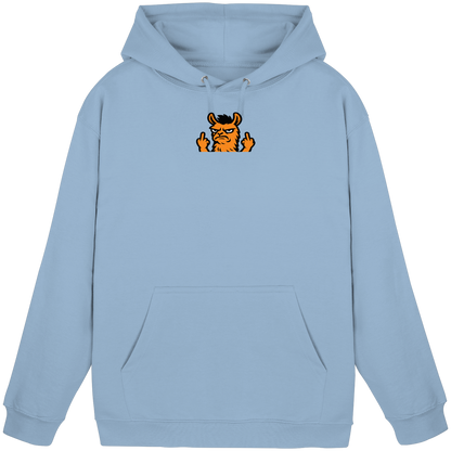 Lama mit Mittelfinger – Dein Mode-Statement gegen soziale Überforderung - Basic Unisex Hoodie