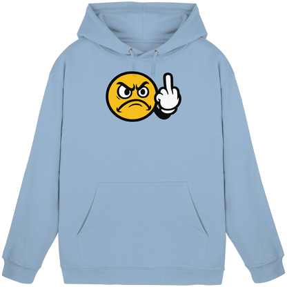 Smiley mit Mittelfinger – Dein stilles „Nope“ mit Gesicht - Basic Unisex Hoodie