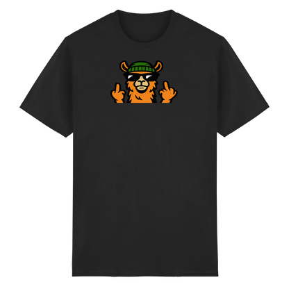 Lama mit Mittelfinger – Dein freches Statement gegen nervige Fragen und blöde Menschen - Heavy Cotton T-Shirt
