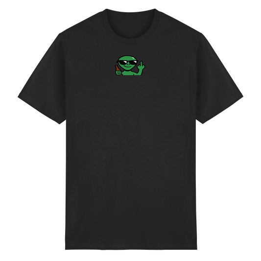 Alien mit Mittelfinger – Der Club gehört den Sternen - Heavy Cotton T-Shirt