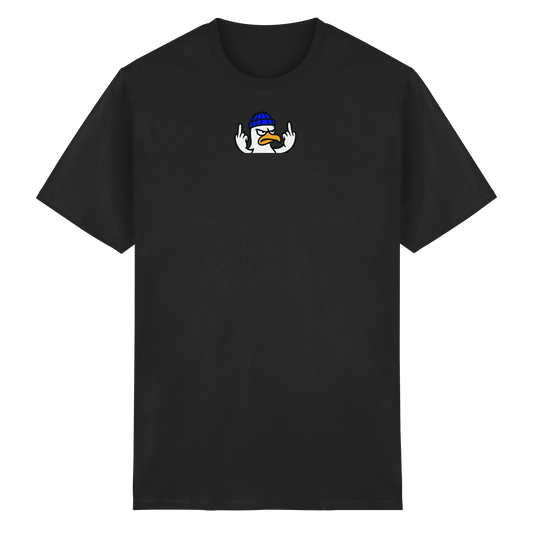 Möwe mit Mittelfinger – Kein Bock, keine Diskussionen - Heavy Cotton T-Shirt