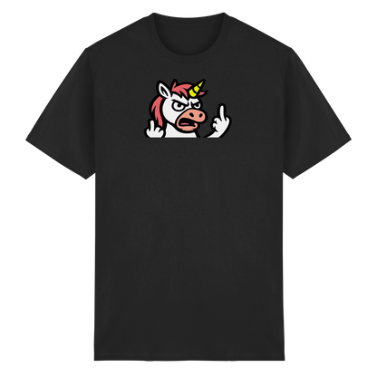 Einhorn mit Mittelfinger – Wenn die Zuckerwatte abgelaufen ist - Heavy Cotton T-Shirt