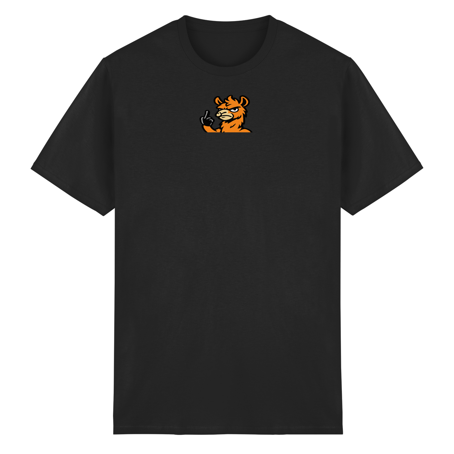 Lama mit Mittelfinger – Meditation auf Abwehrmodus - Heavy Cotton T-Shirt