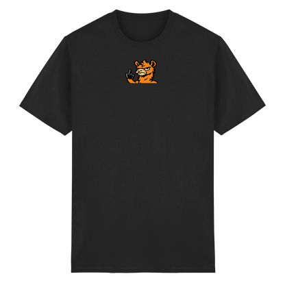 Lama mit Mittelfinger – Meditation auf Abwehrmodus - Heavy Cotton T-Shirt