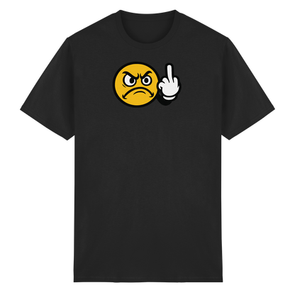Smiley mit Mittelfinger – Dein stilles „Nope“ mit Gesicht - Heavy Cotton T-Shirt