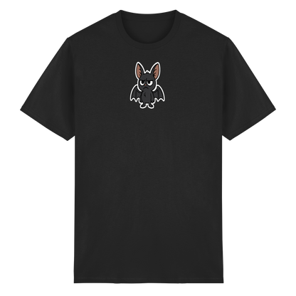 Fledermaus mit Augenrollen – Sozial, aber selektiv - Heavy Cotton T-Shirt