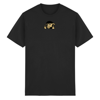 Schwarzes Schaf mit Mittelfinger – Für alle, die nicht dazugehören wollen - Heavy Cotton T-Shirt
