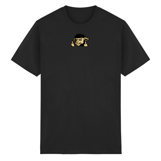 Schwarzes Schaf mit Mittelfinger – Für alle, die nicht dazugehören wollen - Heavy Cotton T-Shirt