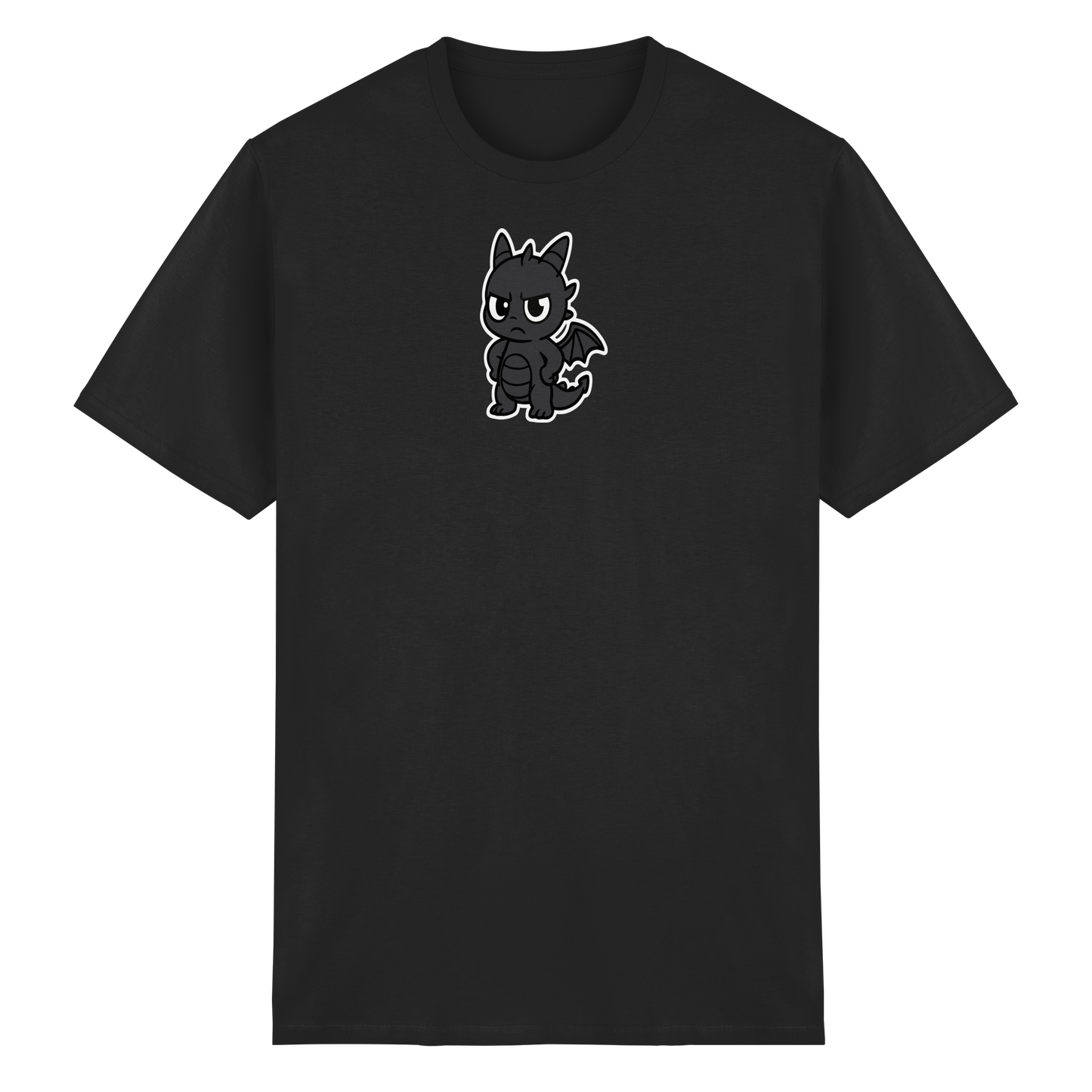 Babydrache mit schiefem Blick – Mini, aber meinungsstark - Heavy Cotton T-Shirt