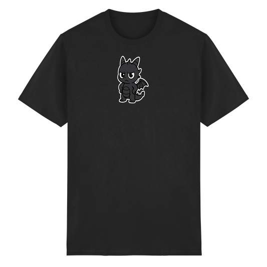 Babydrache mit schiefem Blick – Mini, aber meinungsstark - Heavy Cotton T-Shirt