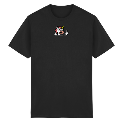 Einhorn mit Mittelfinger – Wenn die Zuckerwatte abgelaufen ist - Heavy Cotton T-Shirt