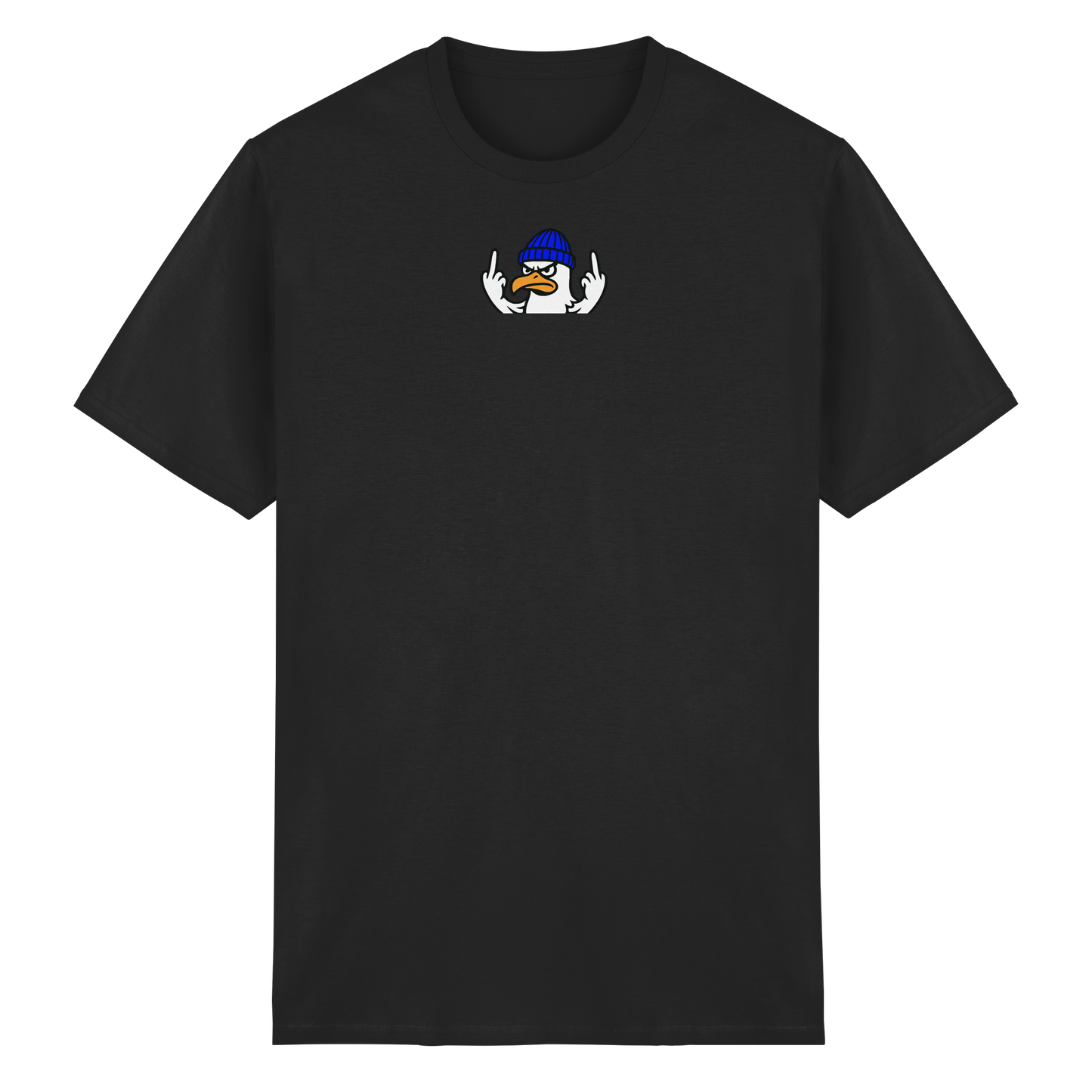 Möwe mit Mittelfinger – Vogel zeigen, Stil behalten - Heavy Cotton T-Shirt