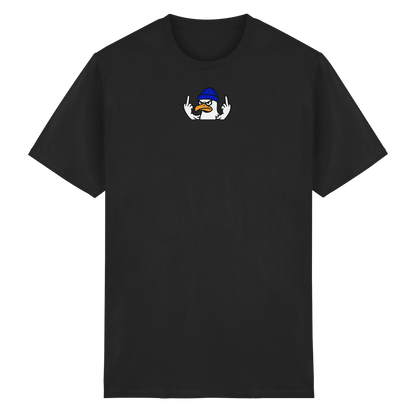 Möwe mit Mittelfinger – Vogel zeigen, Stil behalten - Heavy Cotton T-Shirt