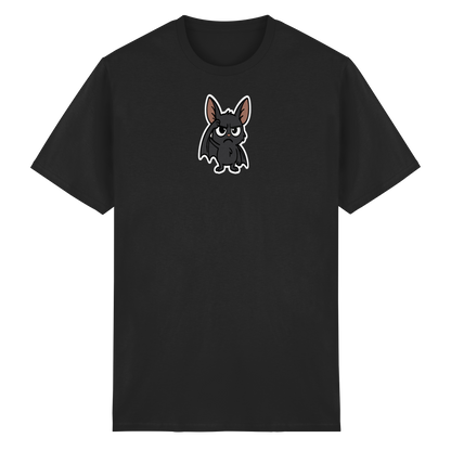 Fledermaus mit hochgezogener Braue – Nachtleben mit Meinung - Heavy Cotton T-Shirt