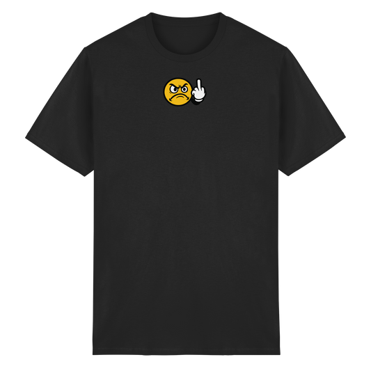 Smiley mit Mittelfinger – Dein stilles „Nope“ mit Gesicht - Heavy Cotton T-Shirt