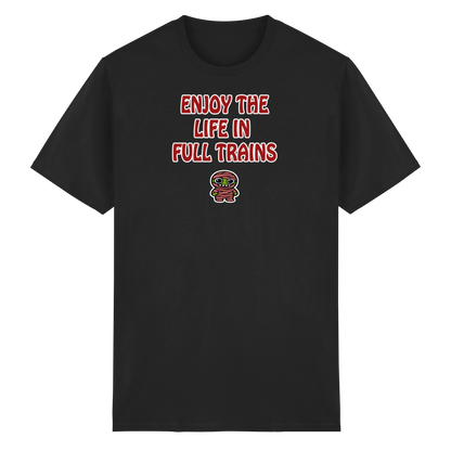 Enjoy the life in full trains - Heavy Cotton T-Shirt