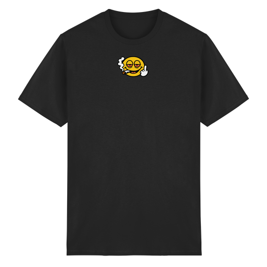 Smiley mit Mittelfinger – Wie ein Joint, nur zum Anziehen - Heavy Cotton T-Shirt