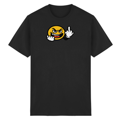 Smiley mit Mittelfinger – Gute Laune. Schlechte Laune. Klar geregelt. - Heavy Cotton T-Shirt