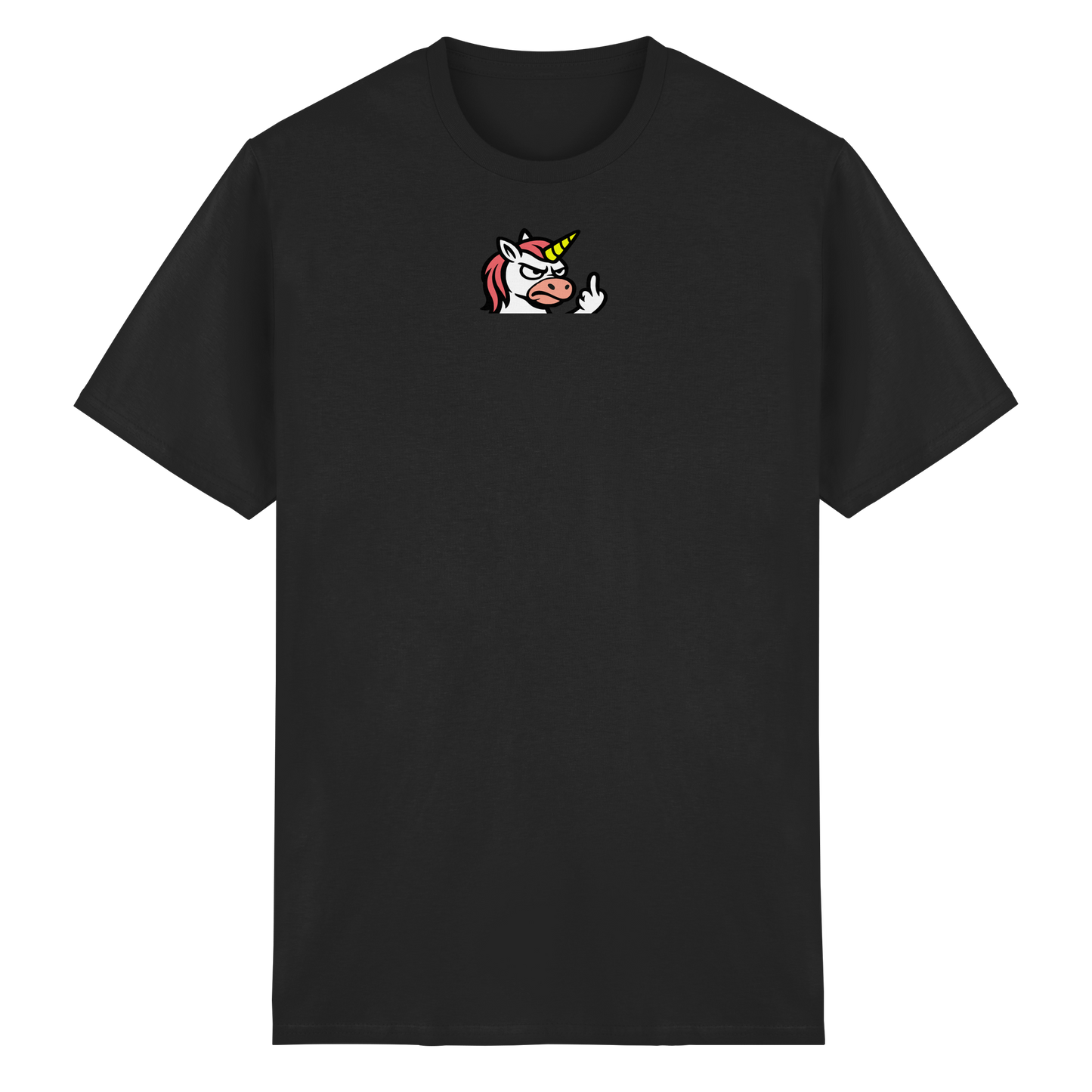 Einhorn mit Mittelfinger – Magie war gestern, jetzt kommt Klartext - Heavy Cotton T-Shirt