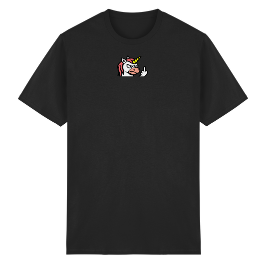 Einhorn mit Mittelfinger – Magie war gestern, jetzt kommt Klartext - Heavy Cotton T-Shirt
