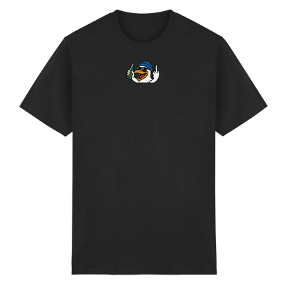 Möwe mit Mittelfinger – Der fliegende Cocktail der Verweigerung - Heavy Cotton T-Shirt