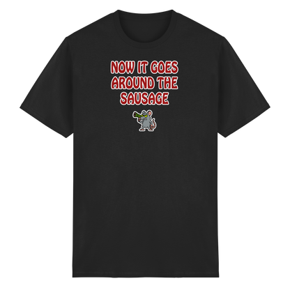 Now it goes around the sausage - Heavy Cotton T-Shirt