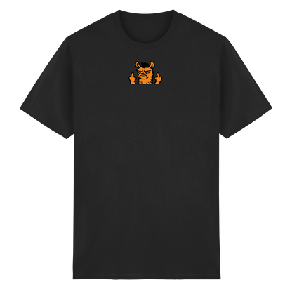 Lama mit Mittelfinger – Dein Mode-Statement gegen soziale Überforderung - Heavy Cotton T-Shirt