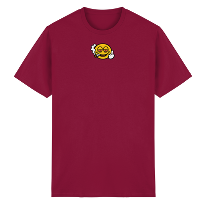 Smiley mit Mittelfinger – Wie ein Joint, nur zum Anziehen - Heavy Cotton T-Shirt