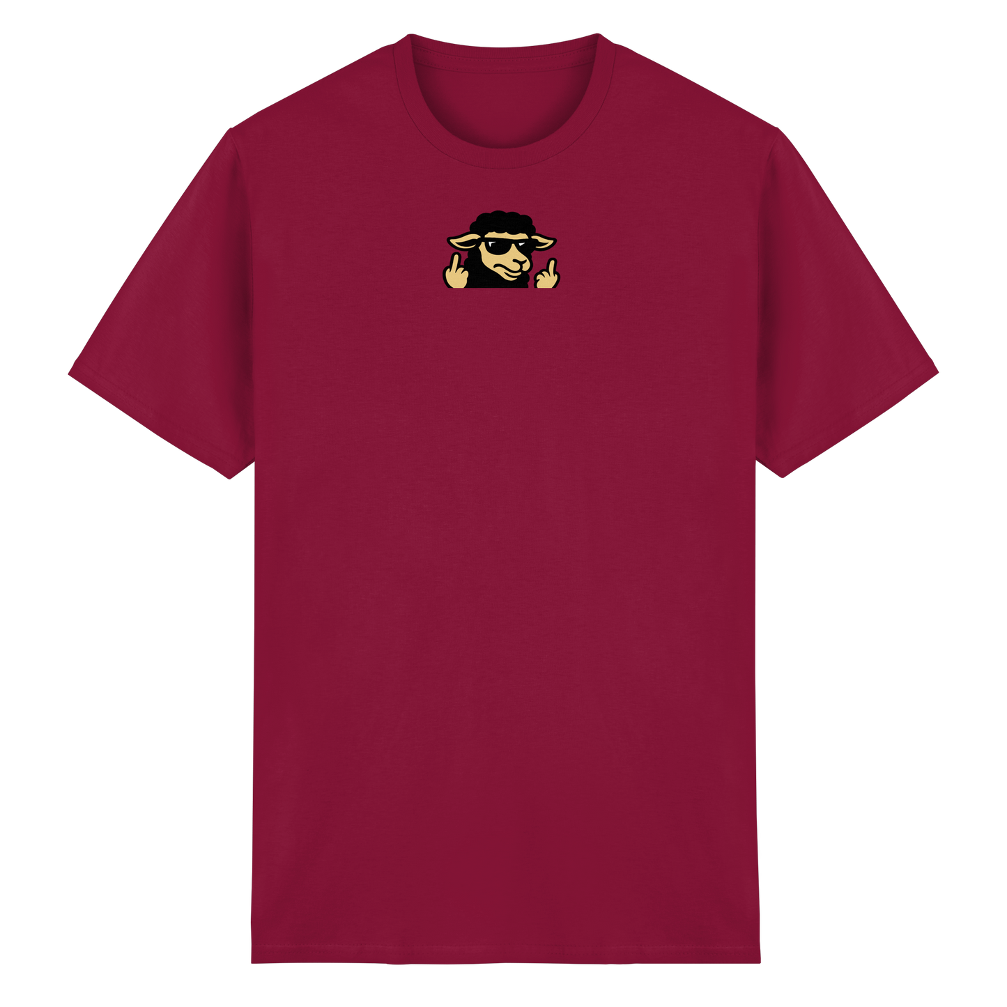 Schwarzes Schaf mit Mittelfinger – Schluss mit Nettigkeit - Heavy Cotton T-Shirt