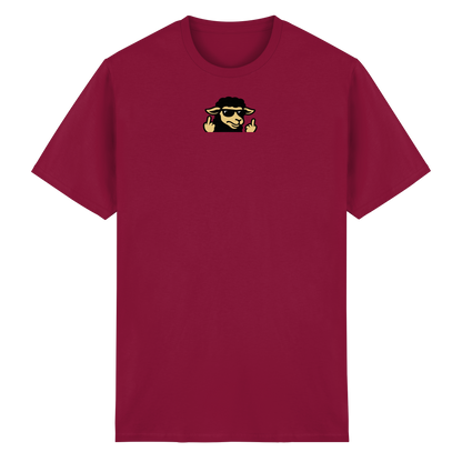 Schwarzes Schaf mit Mittelfinger – Schluss mit Nettigkeit - Heavy Cotton T-Shirt