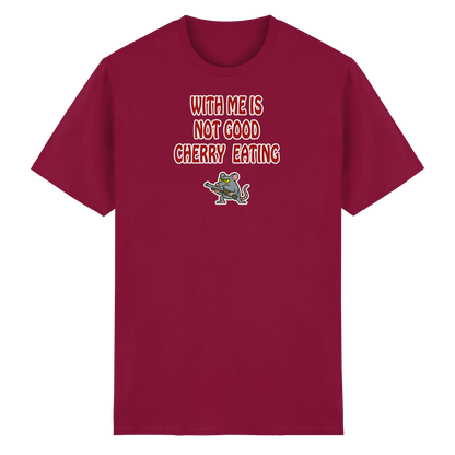 With me is not good cherry eating - Heavy Cotton T-Shirt