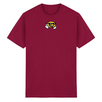 Smiley mit Mittelfinger – Der freundlichste Mittelfinger der Welt - Heavy Cotton T-Shirt